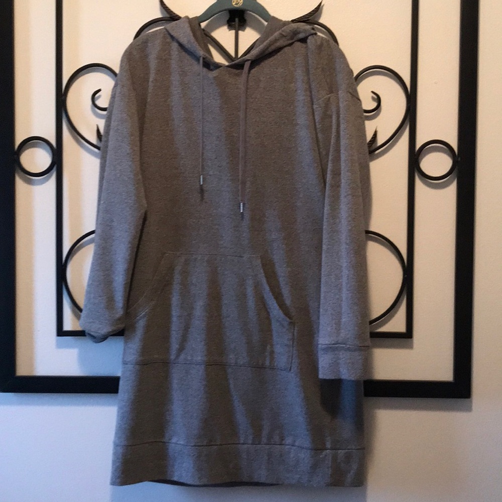 Sweatshirt dress size M grey